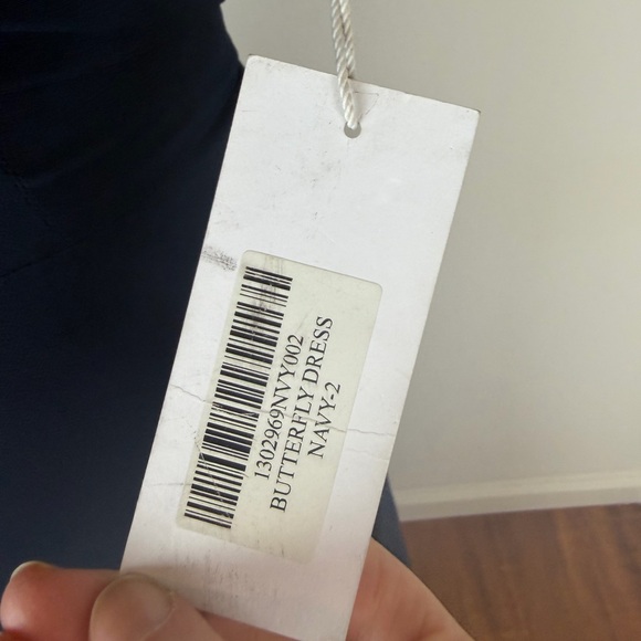 NWT Reformation Butterfly Midi Dress in Navy Blue Size 2 - Picture 6 of 11